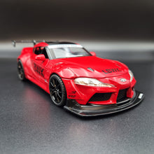 Load image into Gallery viewer, Explorafind 2023 Toyota Supra GT4 Red 1:24 Die Cast Race Car