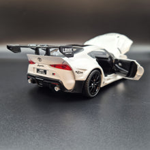 Load image into Gallery viewer, Explorafind 2023 Toyota Supra GT4 White 1:24 Die Cast Race Car