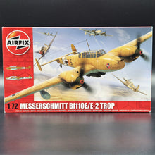 Load image into Gallery viewer, Airfix Messerschmitt Bf110E/E-2 Trop #A03081 1:72 Scale Model Kit New