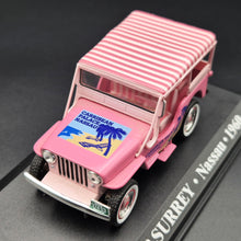 Load image into Gallery viewer, Altaya 1960 Jeep Surrey Taxi Cab Carribean Palace Nassau Pink 1:43 Diecast Model