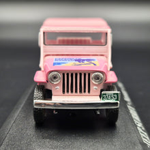 Load image into Gallery viewer, Altaya 1960 Jeep Surrey Taxi Cab Carribean Palace Nassau Pink 1:43 Diecast Model