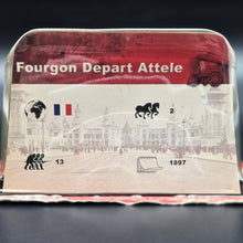 Load image into Gallery viewer, Amercom 1897 Fourgon Depart Allele France Horse-Drawn Fire-Pumper & Utility Wagon 1:43
