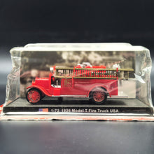 Load image into Gallery viewer, Amercom 1926 Ford Model T Fire Truck USA Chicago Fire Department 1:72 Die Cast Model