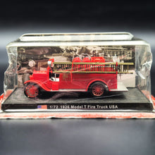 Load image into Gallery viewer, Amercom 1926 Ford Model T Fire Truck USA Chicago Fire Department 1:72 Die Cast Model