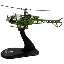 Load image into Gallery viewer, Amercom 1972 Aerospatiale Alouette II France French Army 1:72 Diecast Helicopter Model