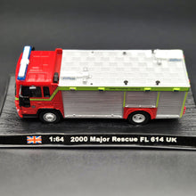 Load image into Gallery viewer, Amercom 2000 Major Rescue Volvo FL 614 UK Fire & Rescue Truck 1:64 Die Cast Model