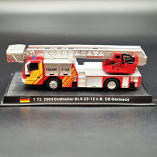 Load image into Gallery viewer, Amercom 2003 Magirus Drehleiter DLK 23-12 n.B. CS German Fire Dept Ladder Truck "Feuerwehr" 1:72 Diecast