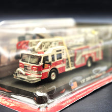Load image into Gallery viewer, Amercom 2005 Quint Pierce Aerial and Pump Fire Engine "Bohemia Fire Dept" 1:87 Die Cast Model