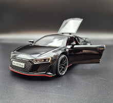 Load image into Gallery viewer, Explorafind 2020 Audi R8 V10 Black 1:24 Die Cast Car
