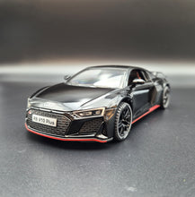 Load image into Gallery viewer, Explorafind 2020 Audi R8 V10 Black 1:24 Die Cast Car