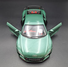 Load image into Gallery viewer, Explorafind 2020 Audi R8 V10 Green 1:24 Die Cast Car