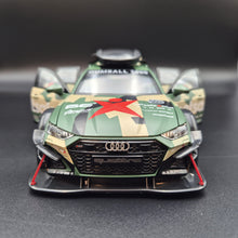 Load image into Gallery viewer, Explorafind 2021 Audi RS6 Wagon Green Camouflage 1:24 Die Cast Car