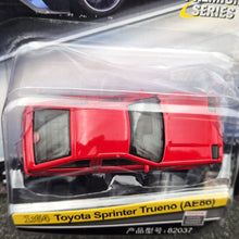 Load image into Gallery viewer, Explorafind 1986 Toyota AE86 Corolla Levin/Sprinter Trueno Red 1:64 Die Cast Car