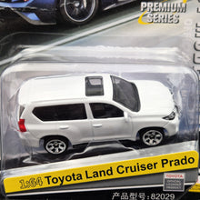 Load image into Gallery viewer, Explorafind 2018 Toyota Land Cruiser Prado White 1:64 Die Cast Car New