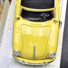 Load image into Gallery viewer, Cararama 1961 Porsche 356B Yellow #251D 1:43 Die Cast Model