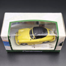 Load image into Gallery viewer, Cararama 1961 Porsche 356B Yellow #251D 1:43 Die Cast Model