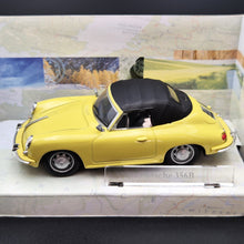 Load image into Gallery viewer, Cararama 1961 Porsche 356B Yellow #251D 1:43 Die Cast Model