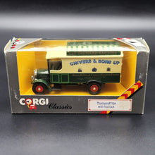 Load image into Gallery viewer, Corgi 1929 Thornycroft Van with Roof Rack - Chivers & Sons C859/2 1985 Corgi Classics 1:43 Diecast Model