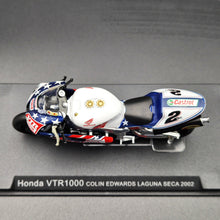 Load image into Gallery viewer, DeAgostini Honda VTR1000 Laguna Seca 2002 - Colin Edwards 1:24 MotoGP Collection Die Cast Motorbike