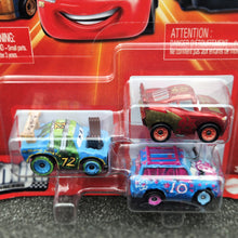 Load image into Gallery viewer, Disney Pixar Cars Mini Racers 3 Pack Thunder Hollow Series-Superfly, Rusteze Lightning McQueen, Blindspot Set