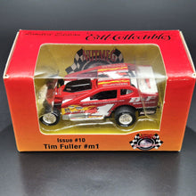 Load image into Gallery viewer, ERTL Collectables 1995 DIRT Modified Diecast Speedway Car Tim Fuller #M1 Issue #10 Nutmeg Collectibles 1:64 Limited Edition