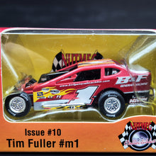 Load image into Gallery viewer, ERTL Collectables 1995 DIRT Modified Diecast Speedway Car Tim Fuller #M1 Issue #10 Nutmeg Collectibles 1:64 Limited Edition