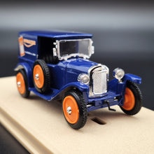 Load image into Gallery viewer, Eligor 1925 Opel Laubfrosch Camionnette (Van) Ovomaltine #1064 Blue 1/43 Diecast Model