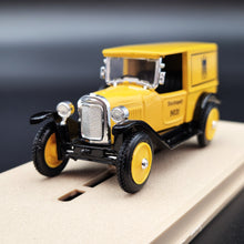 Load image into Gallery viewer, Eligor 1925 Opel Laubfrosch Camionnette (Van) Postes Allemandes (German Post Office) #1065 Yellow 1/43 Diecast Model
