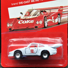 Load image into Gallery viewer, Hartoy 1988 Porsche 935 White Coco-Cola Series Diecast Car