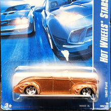 Load image into Gallery viewer, Hot Wheels 2008 1940 Ford Convertible Copper #69 All Stars 29/36 New Long Card