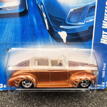 Load image into Gallery viewer, Hot Wheels 2008 1940 Ford Convertible Copper #69 All Stars 29/36 New Long Card