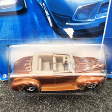 Load image into Gallery viewer, Hot Wheels 2008 1940 Ford Convertible Copper #69 All Stars 29/36 New Long Card