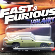 Load image into Gallery viewer, Hot Wheels 2025 1973 Chevy Camaro Dark Olive Fast & Furious Villains 4/5 New
