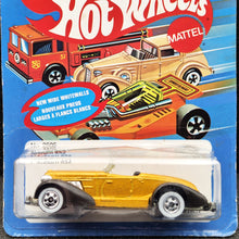 Load image into Gallery viewer, Hot Wheels 1983 Auburn 852 Gold #2505 Mainline Long Card