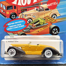 Load image into Gallery viewer, Hot Wheels 1983 Auburn 852 Gold #2505 Mainline Long Card