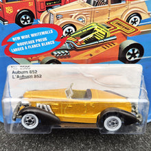 Load image into Gallery viewer, Hot Wheels 1983 Auburn 852 Gold #2505 Mainline Long Card