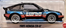Load image into Gallery viewer, Hot Wheels 2021 1985 Honda CR-X Black #90 HW Speed Graphics 3/10 New Long Card