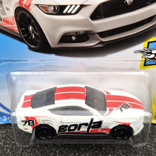 Load image into Gallery viewer, Hot Wheels 2018 2015 Ford Mustang GT White #222 HW Speed Graphics 4/10 New Long Card