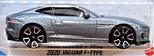 Load image into Gallery viewer, Hot Wheels 2021 2020 Jaguar F-Type Grey #25 Factory Fresh 1/10 New Long Card