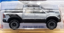 Load image into Gallery viewer, Hot Wheels 2022 2020 Ram 1500 Rebel Silver #23 HW Hot Trucks 1/10 New Long Card