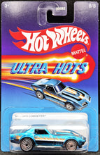 Load image into Gallery viewer, Hot Wheels 2025 '69 Copo Corvette Ice Blue Ultra Hots 8/8 New Long Card