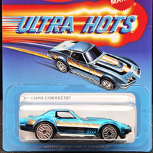 Load image into Gallery viewer, Hot Wheels 2025 '69 Copo Corvette Ice Blue Ultra Hots 8/8 New Long Card