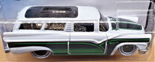 Load image into Gallery viewer, Hot Wheels 2020 8 Crate (Custom 1955 Ford Ranch) White #74 Rod Squad 7/10 New