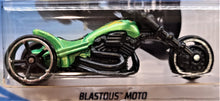 Load image into Gallery viewer, Hot Wheels 2019 Blastous Moto Green #10 HW Moto 4/5 New