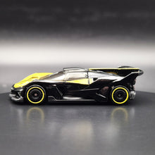 Load image into Gallery viewer, Hot Wheels 2024 Bugatti Bolide Black/Yellow #185 HW Exotics 3/10