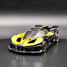 Load image into Gallery viewer, Hot Wheels 2024 Bugatti Bolide Black/Yellow #185 HW Exotics 3/10