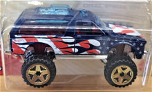 Load image into Gallery viewer, Hot Wheels 2020 Chevy Blazer 4x4 Blue Stars & Stripes 5/10 New Long Card