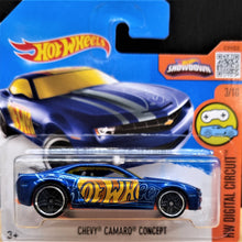 Load image into Gallery viewer, Hot Wheels 2016 Chevy Camaro Concept Blue #23 HW Digital Circuit 3/10 New