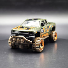 Load image into Gallery viewer, Hot Wheels 2024 Chevy Silverado Off Road Dark Green Mud Studs 5 Pack Exclusive