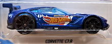 Load image into Gallery viewer, Hot Wheels 2019 Corvette C7.R Dark Blue #193 HW Race Team 8/10 New Long Card